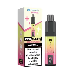 Hayati Pro Max Plus 6000 Prefilled Pod Kit - 20mg | Cherry Peach Lemon